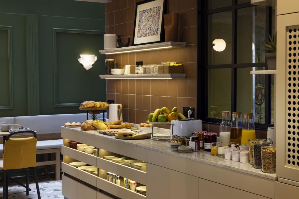 Hôtel de la Paix - Desayuno