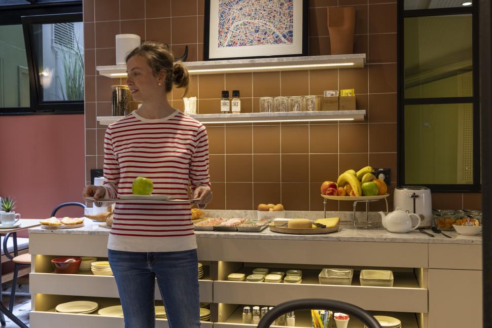 Hôtel de la Paix - Desayuno